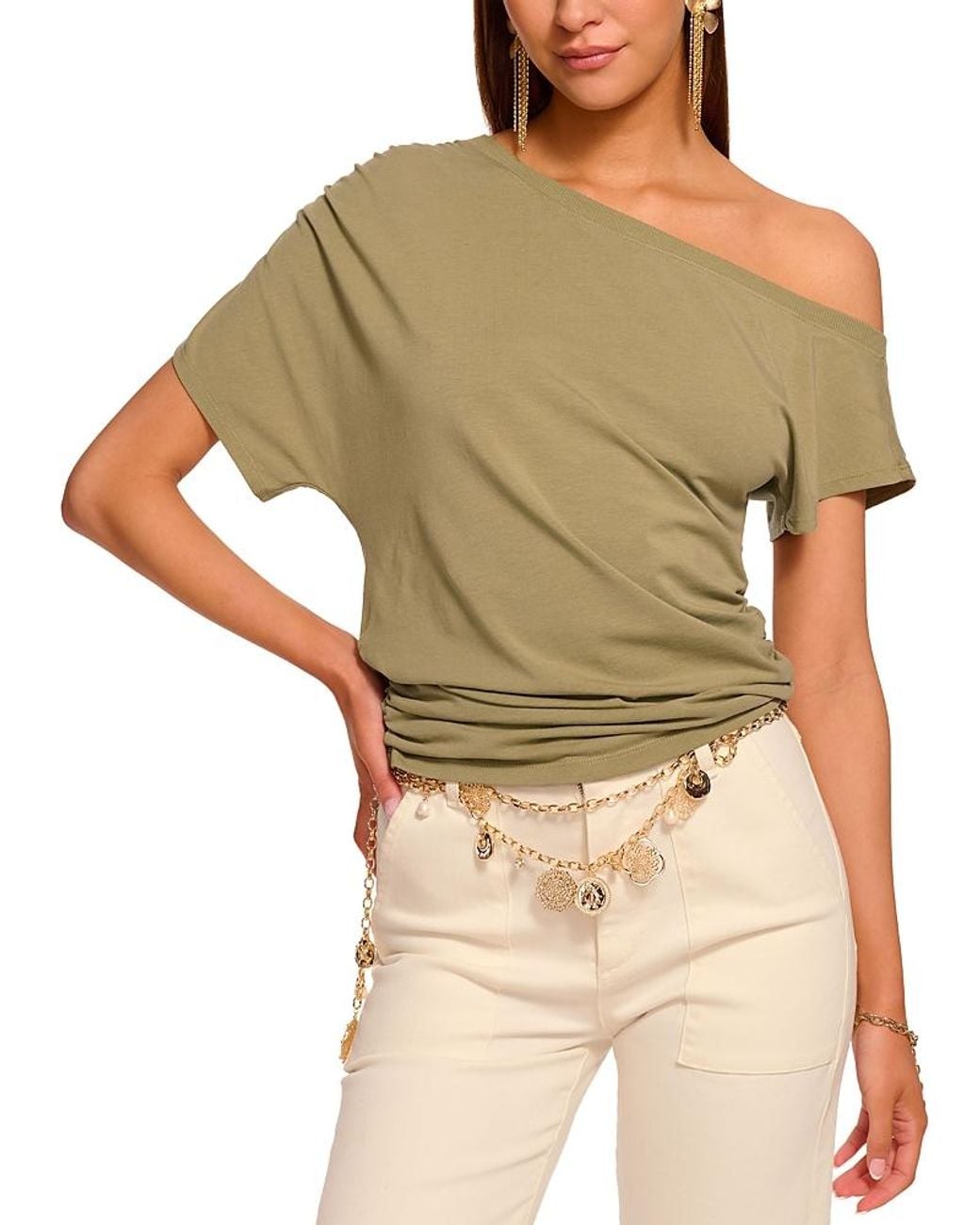 Ramy Brook Green Stella Tee