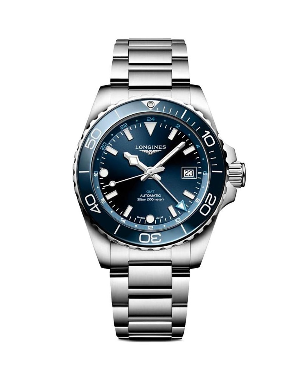 Longines Gray Hydroconquest Watch, 41Mm for men