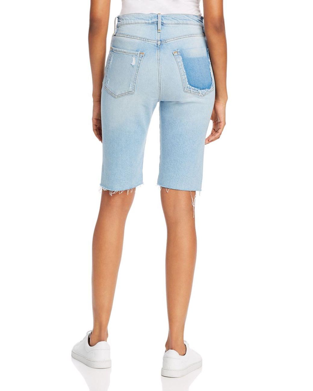 frame denim bermuda shorts
