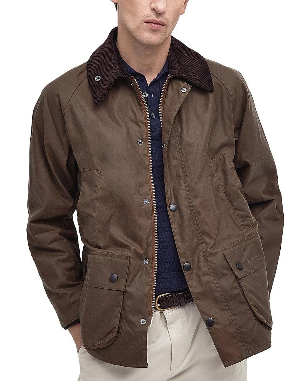 Barbour Brown Bedale Wax Jacket for men