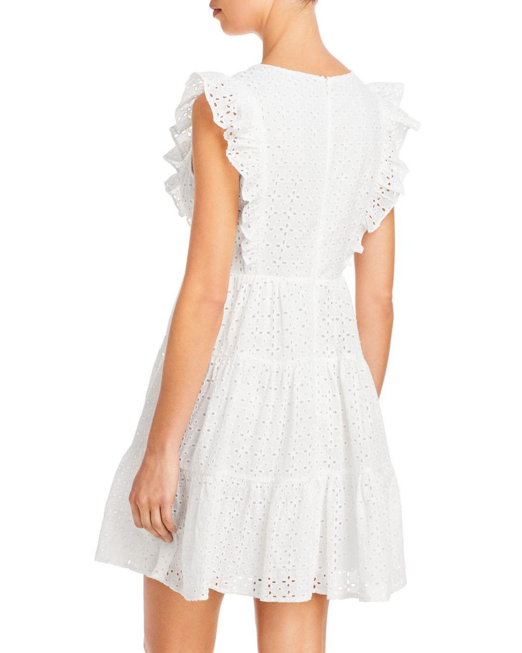 White Eyelet Sleeveless Dress Dresses Images 2022