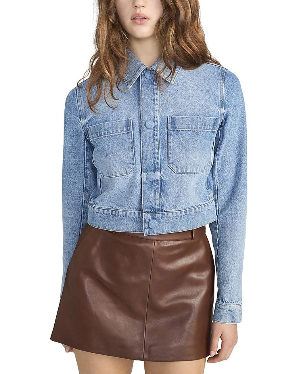 FRAME Blue The Small Denim Jacket