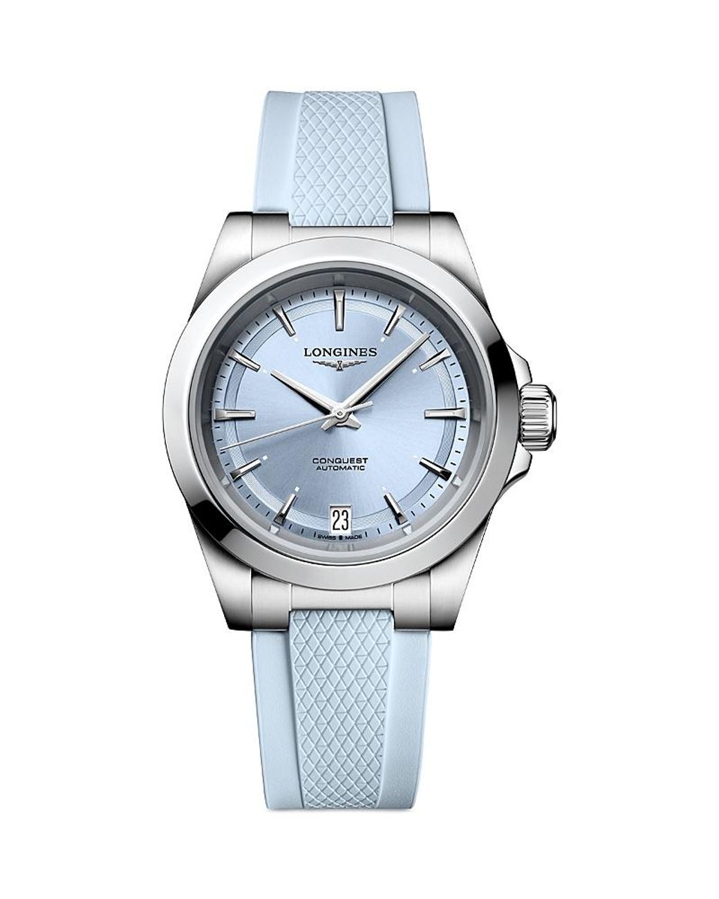 Longines Blue Conquest Sunray Watch, 34Mm