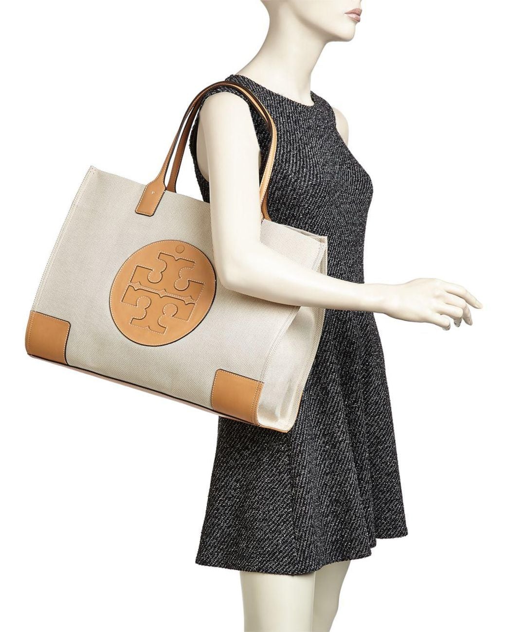 Tory Burch Ella Canvas Tote | Lyst