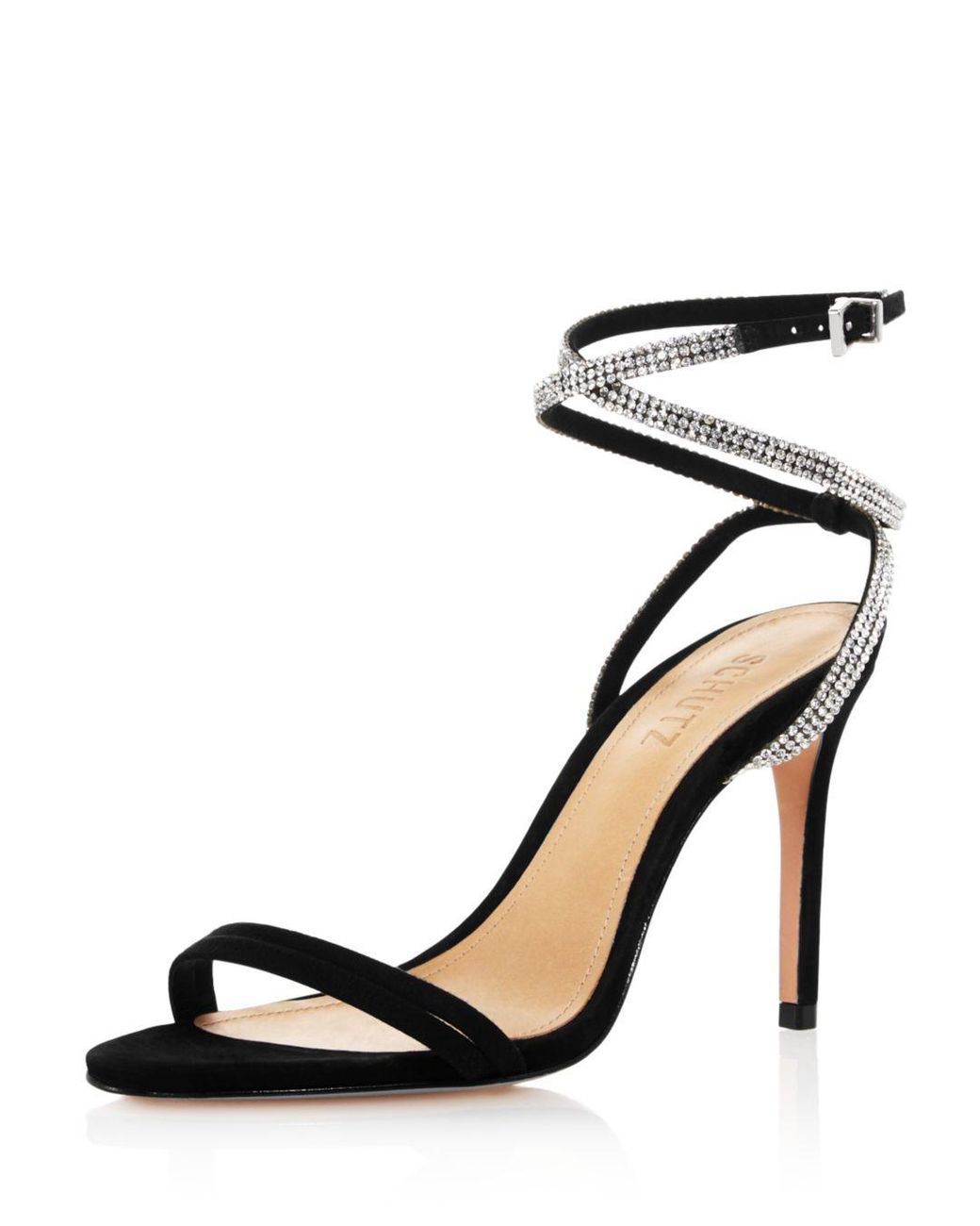 schutz embellished heel