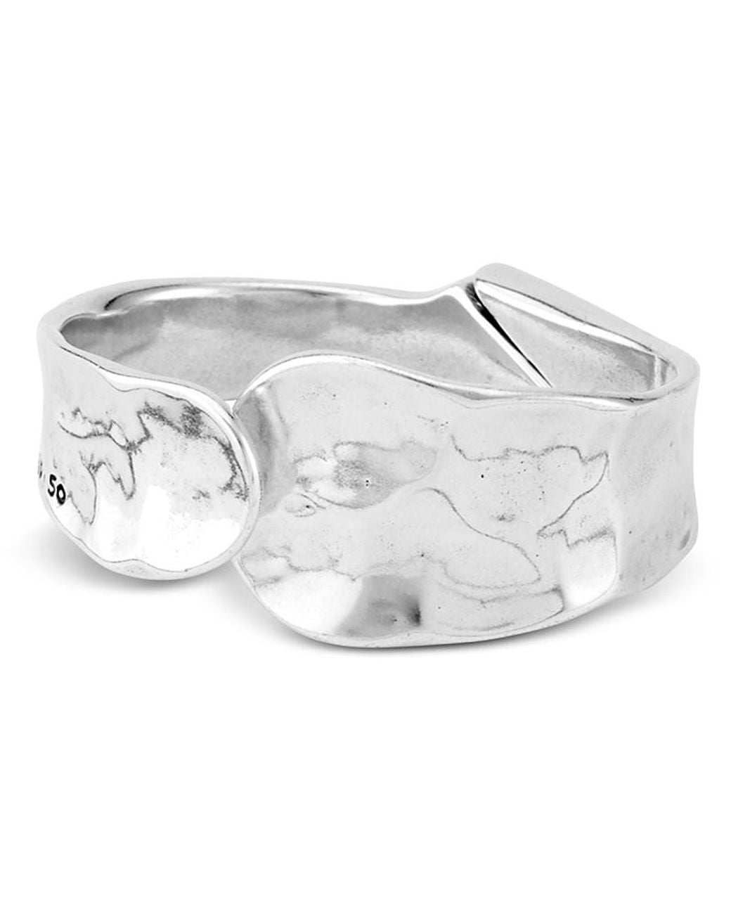 Uno De 50 Metallic Sterling-Plated Bangle Bracelet