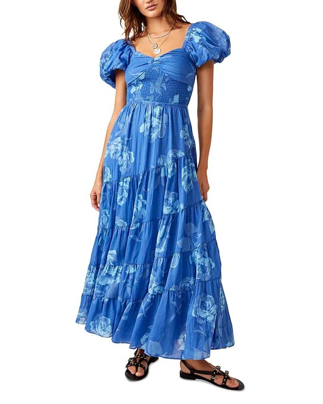 fitted lace wedding dress Free People Women's Bluebell Maxi Dress, Cool Combo, S at Amazon Women's  Clothing store