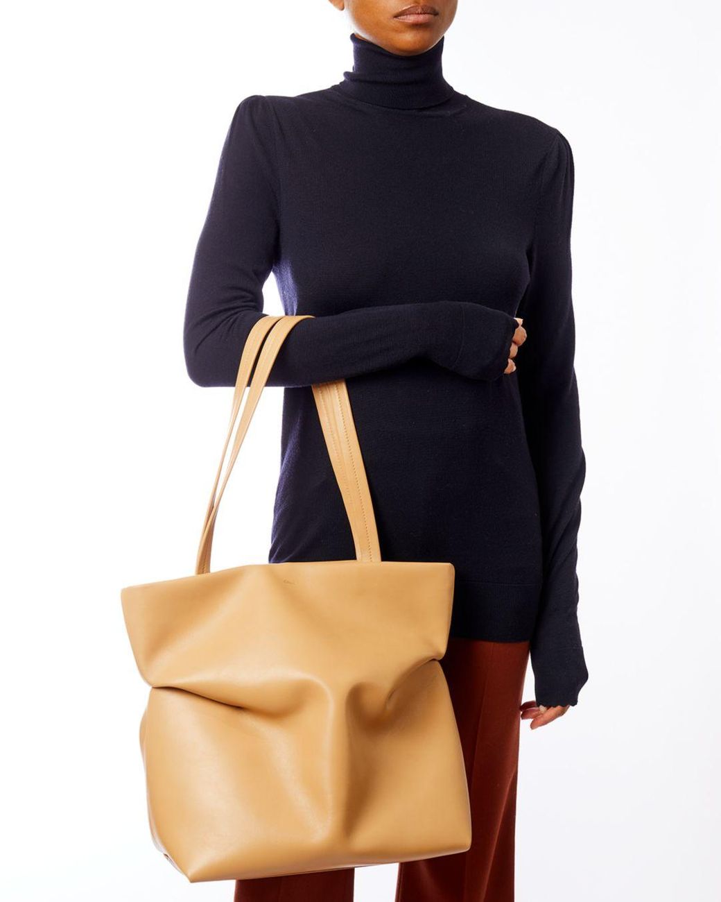 Chloé Judy East West Leather Tote | Lyst