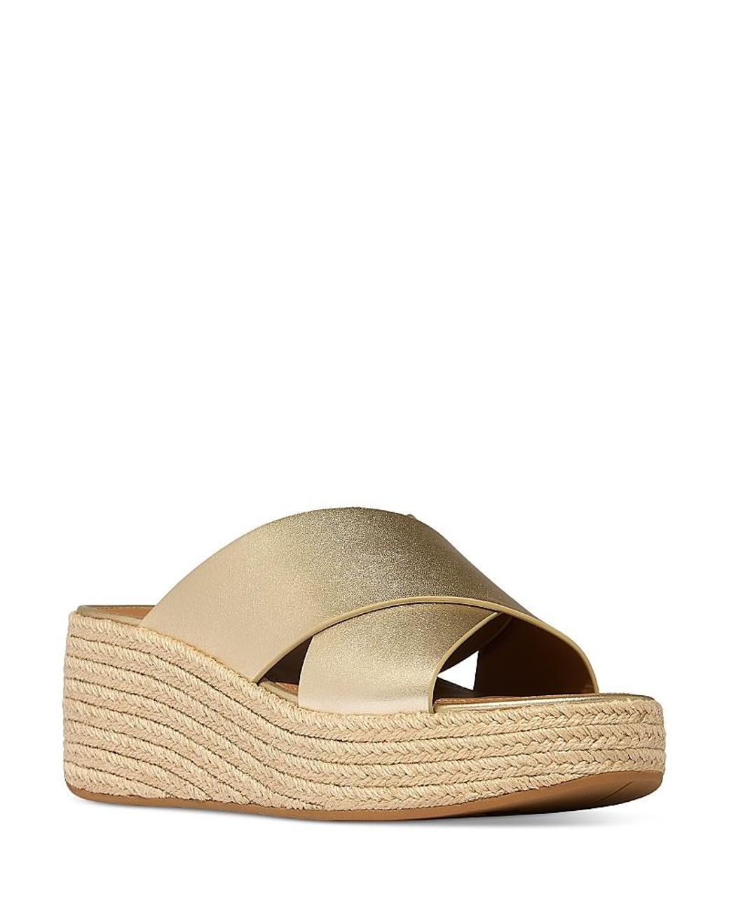 Fitflop Brown Espadrille Platform Sandals