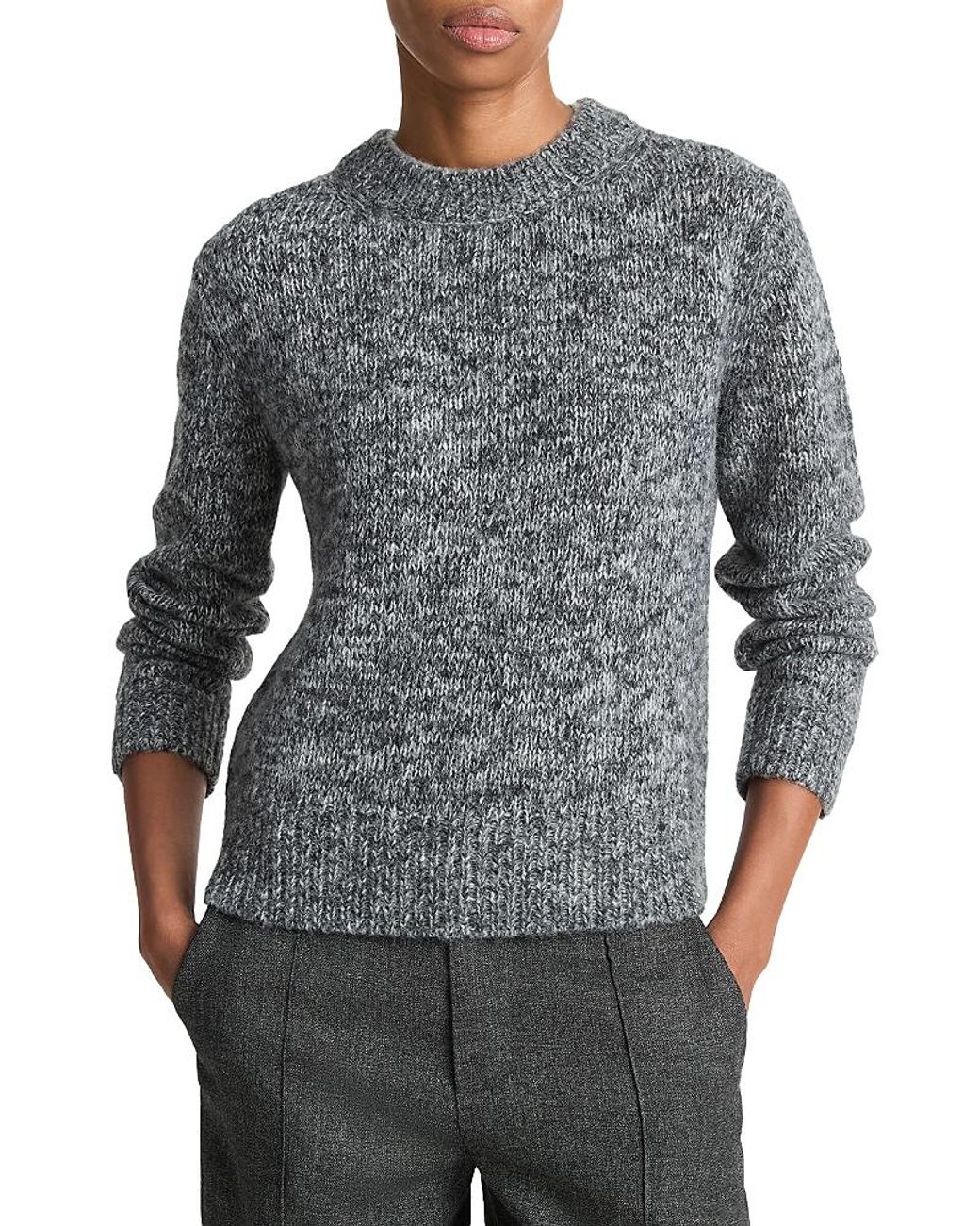 Vince Gray Marled Sweater