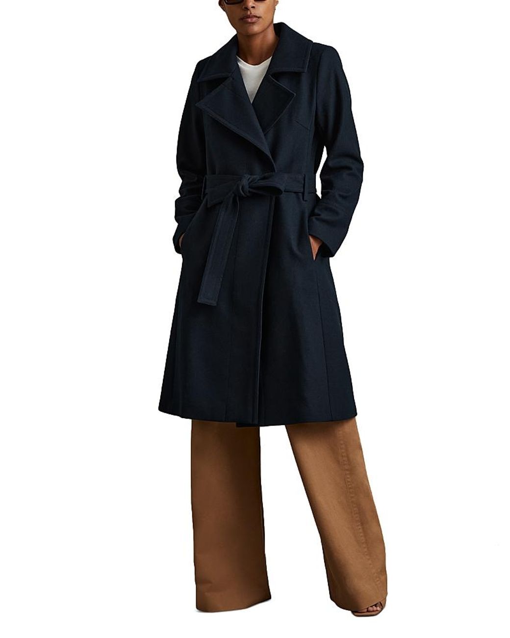【海外限定】REISSコート☆Petite August Longline Mac Coat, Bl Reiss August Trench Coat | Nordstrom