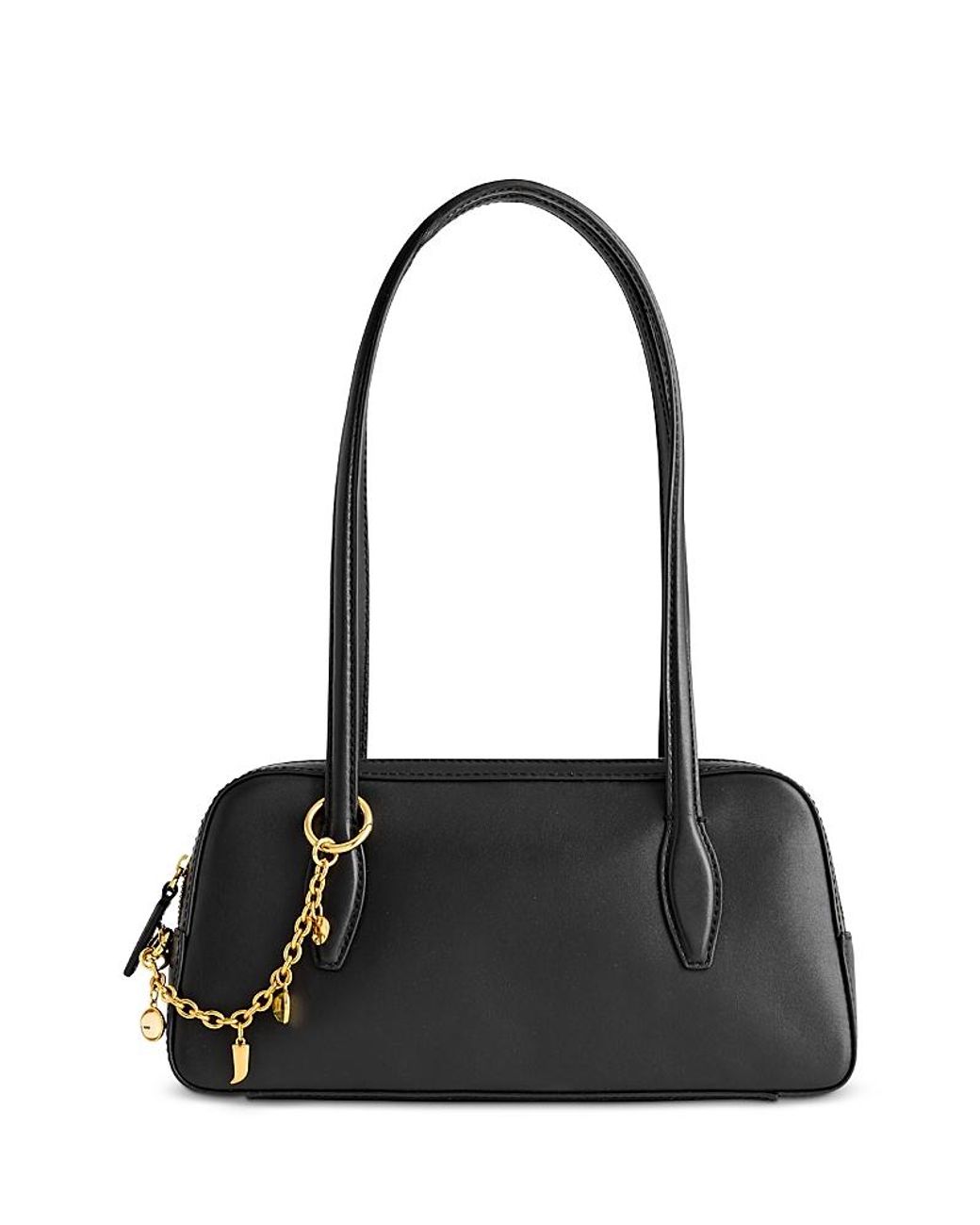 Madewell Mini Leather Shoulder Bag in Black | Lyst