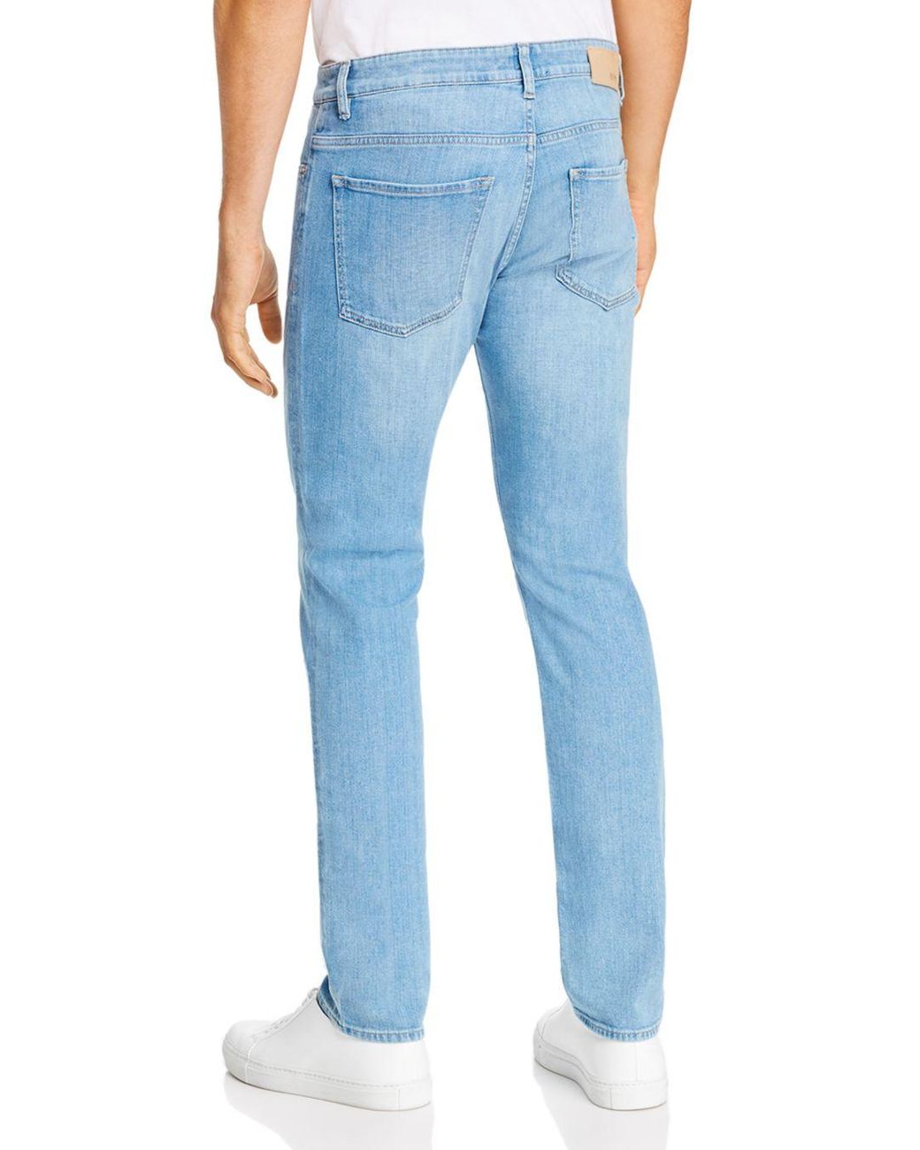 Boss Delaware Comfort Slim Fit Jeans In Turquoise In Blue For Men