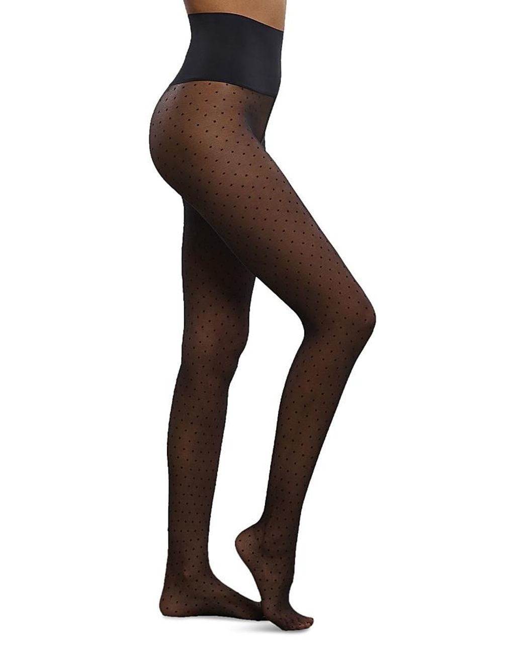 Commando Black Chic Dot Sheer Tights