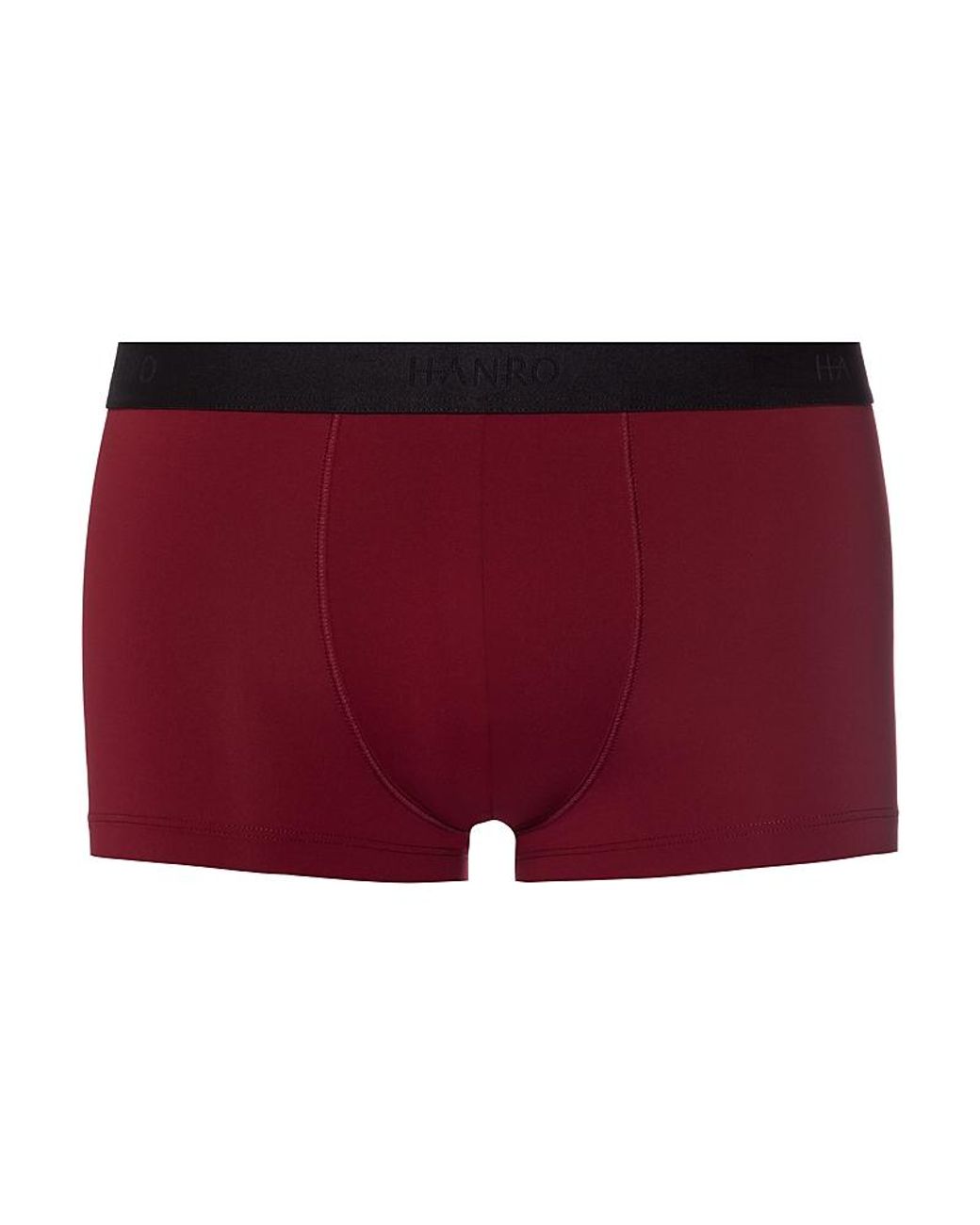 Hanro Micro Touch Boxer Briefs in Red for Men | Lyst