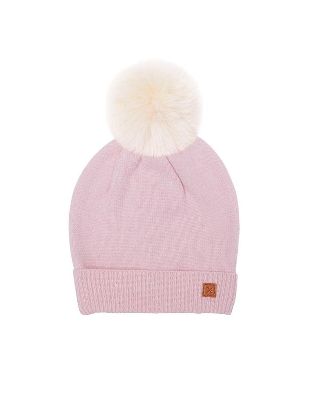 Northern Classics Pink Knit Pom Hat