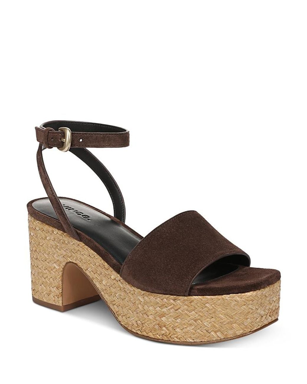 Vince Metallic Castella Platform Sandals