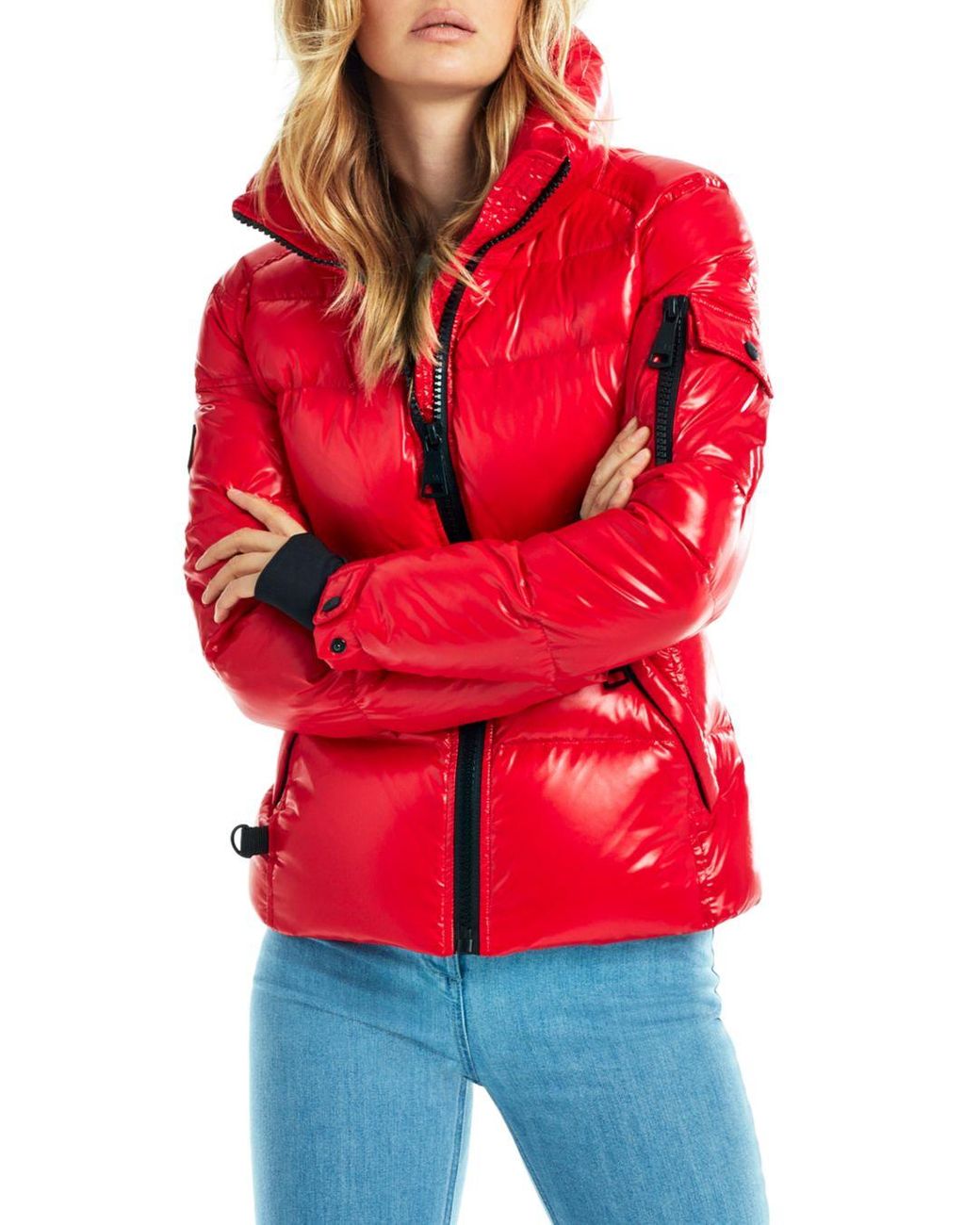 Sam. Freestyle Down Jacket in Red | Lyst