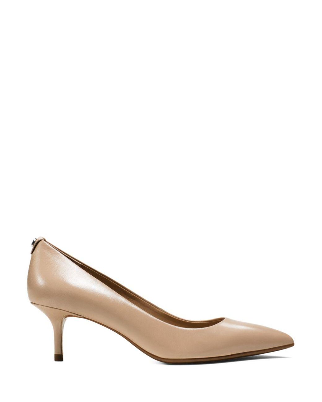 MICHAEL Michael Kors Mk Flex Kitten Heel Pumps in Natural | Lyst