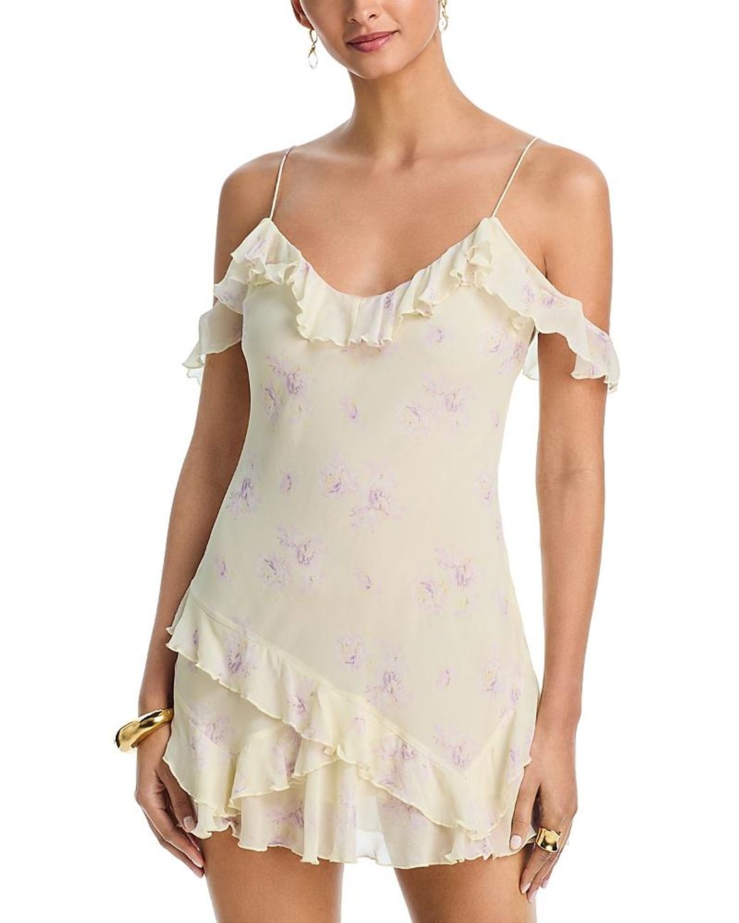 LoveShackFancy White Timara Dress