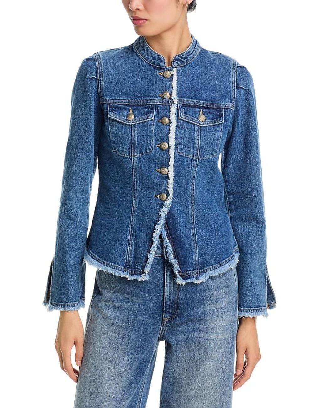 Cinq À Sept Blue Avril Denim Jacket