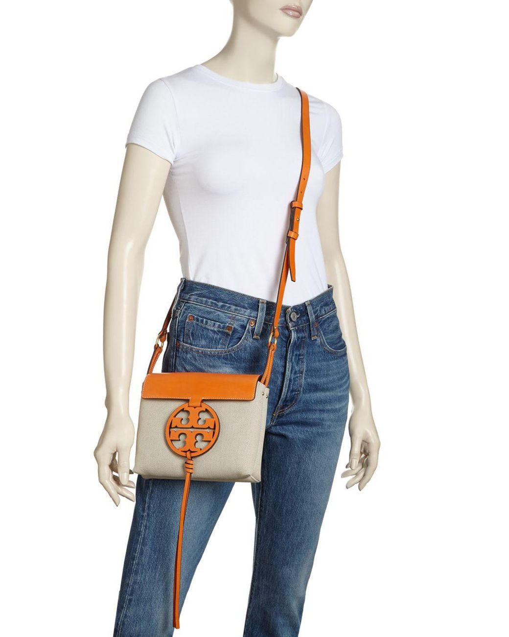 tory burch miller crossbody yellow