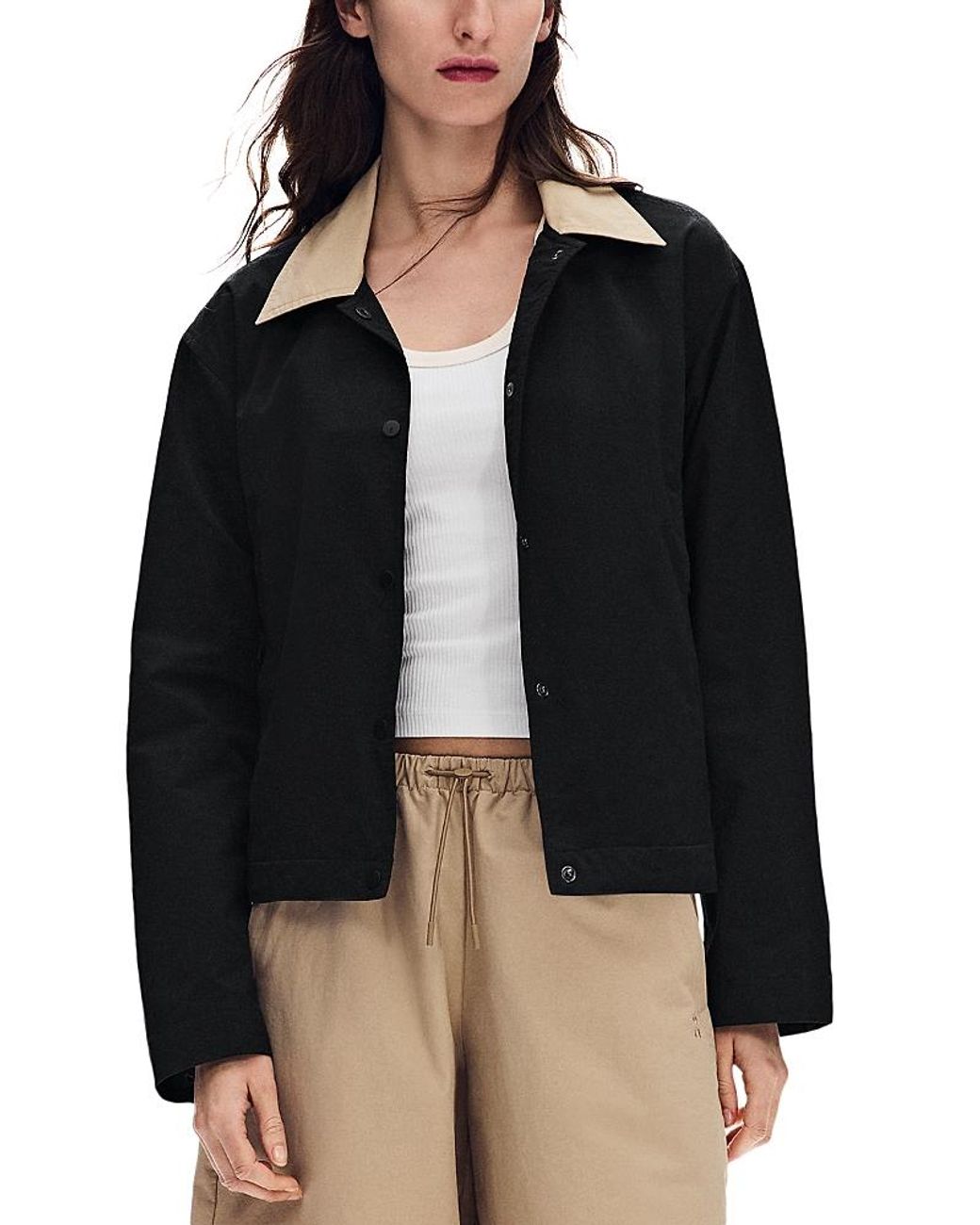 On Shoes Black Coach Jacket