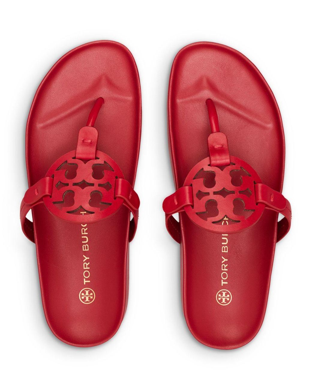 Tory Burch Women's Red Miller Cloud Thong Sandals