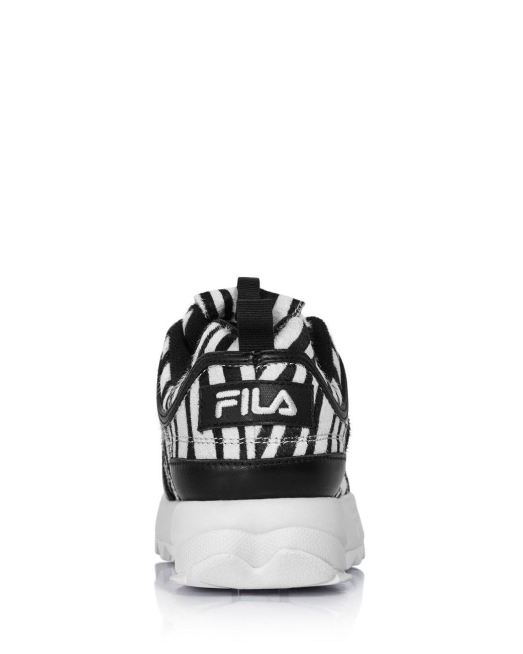 fila disruptor zebra
