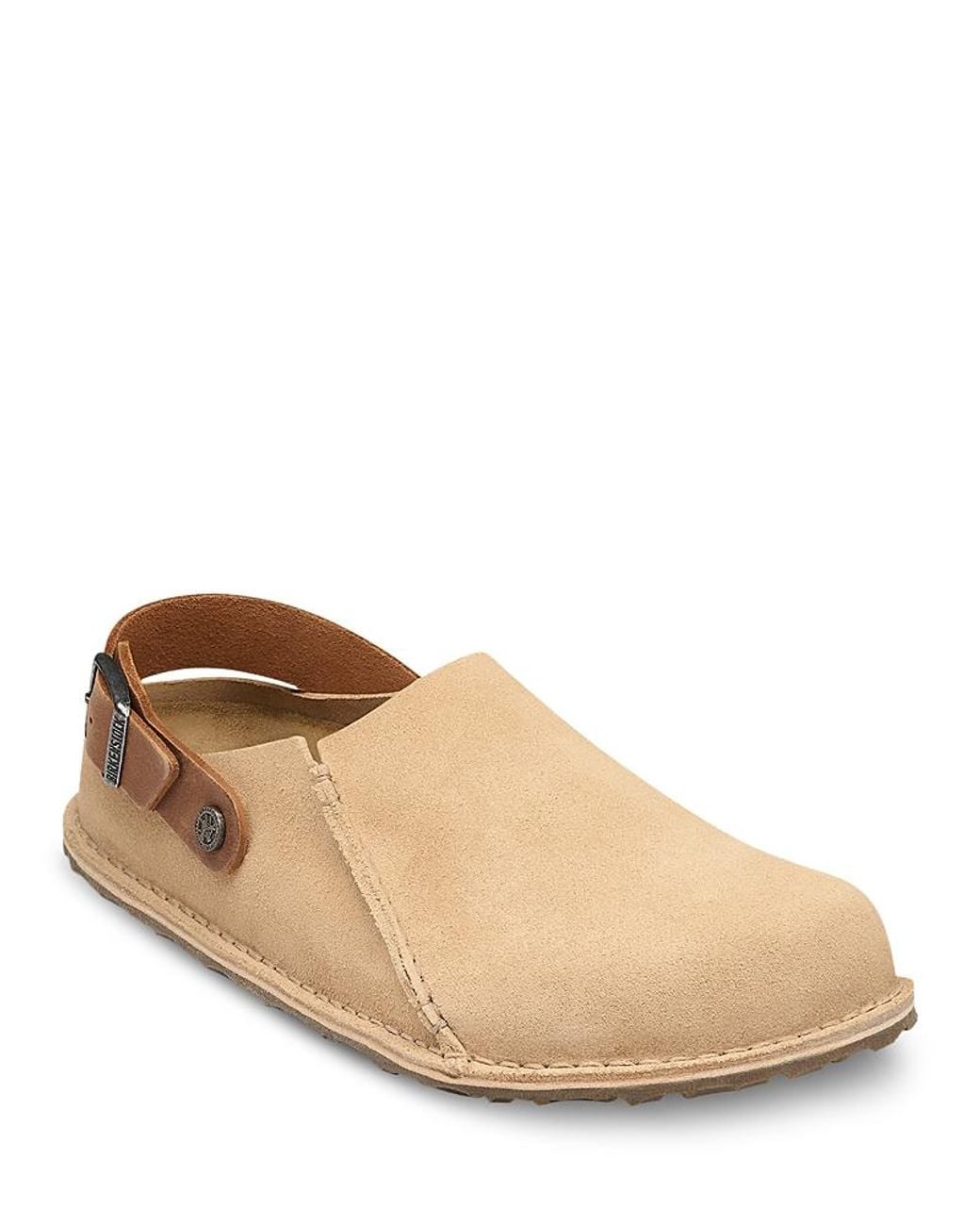 Birkenstock Natural Lutry Slingback Clogs for men