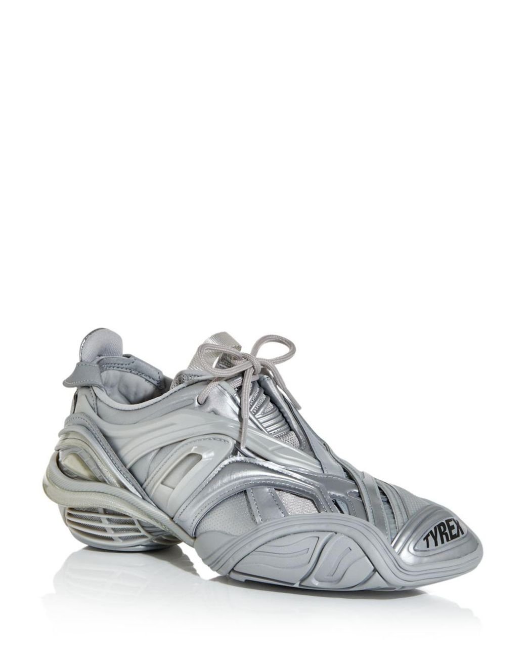 balenciaga speed trainer low womens silver
