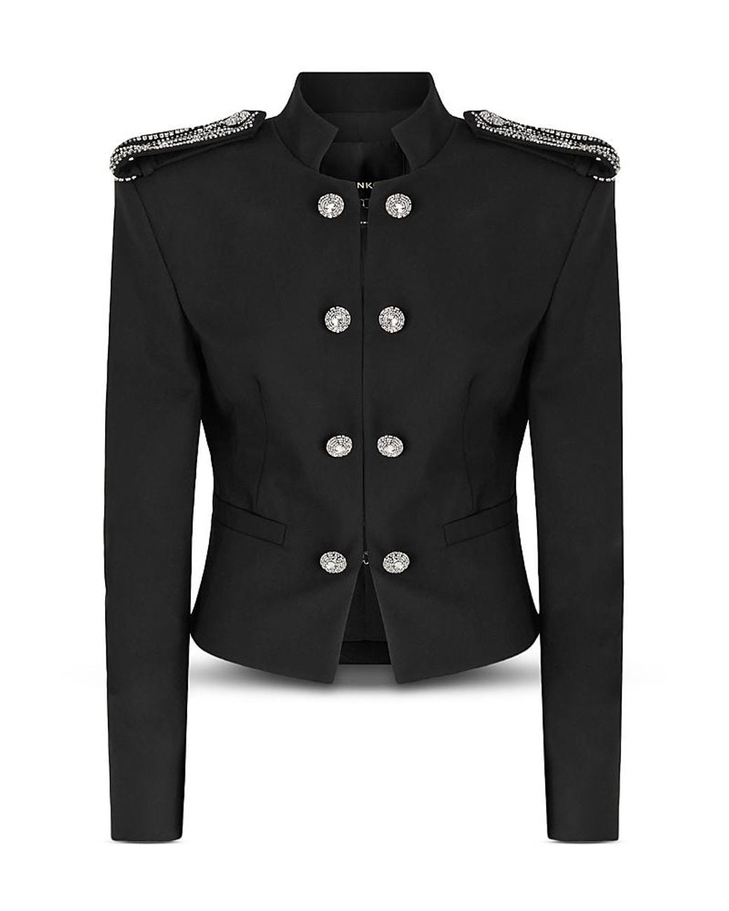 Pinko Black Mini Technical Bi Stretch Jacket