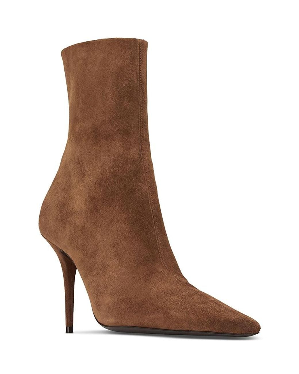 Saint Laurent Brown Ashley Booties