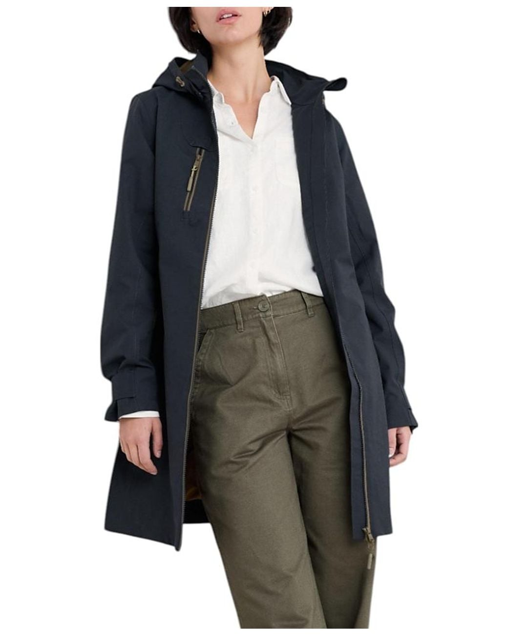 Seasalt Cornwall Black Coverack Raincoat