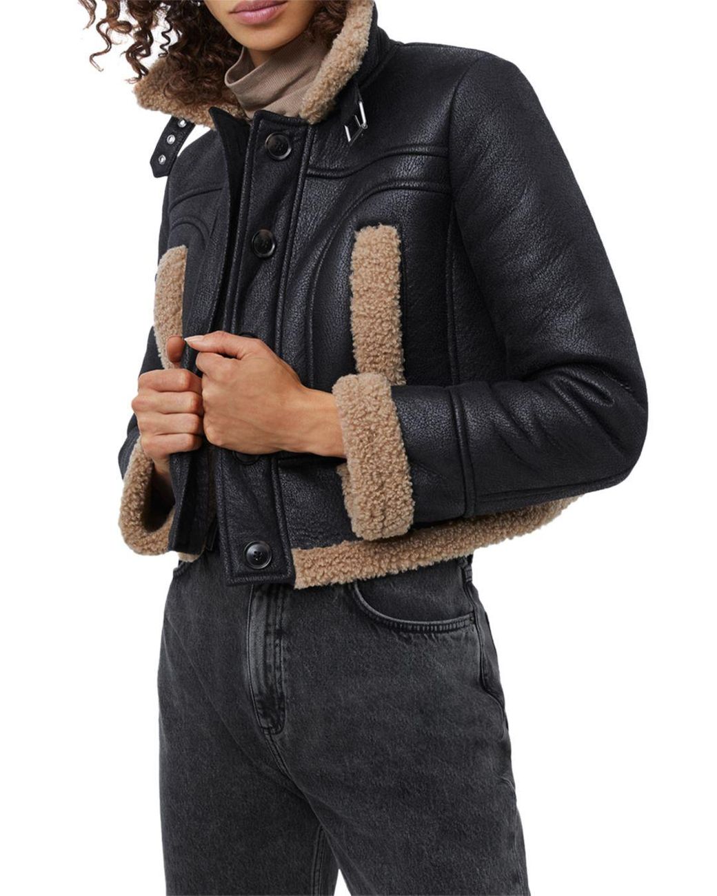 belen faux fur jacket
