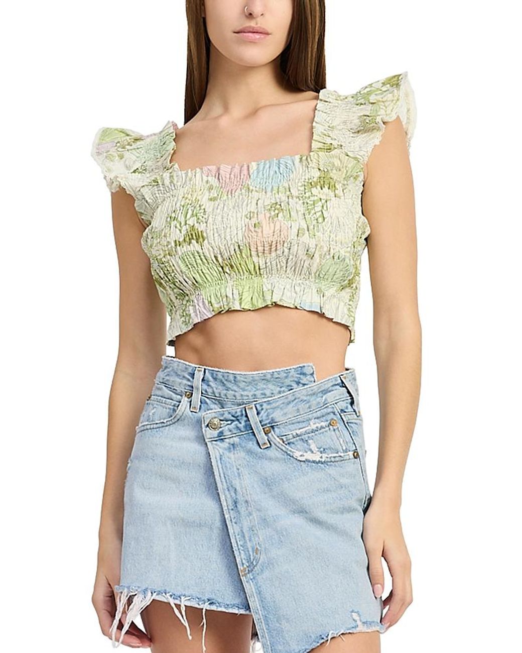 En Saison Blue Blair Top