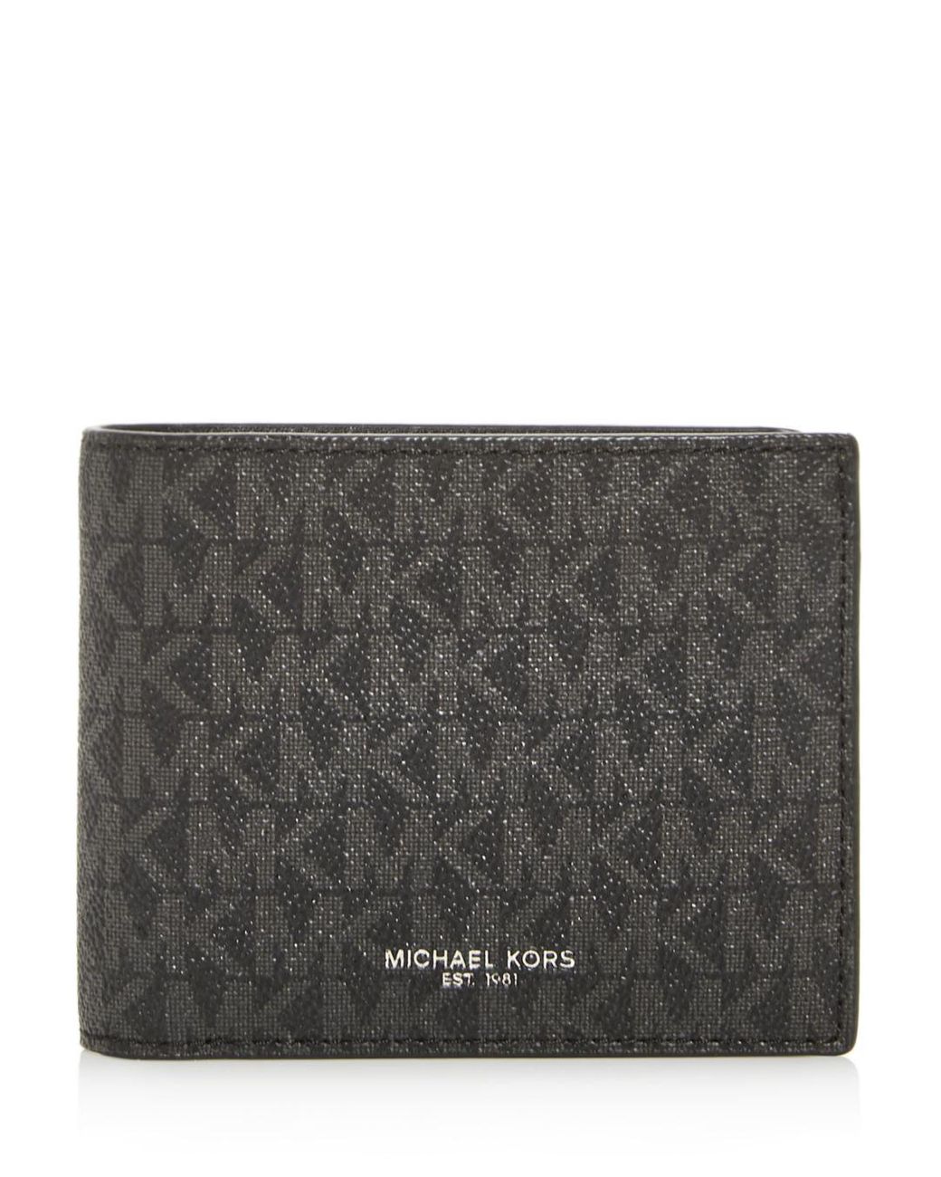 Genuine LACOSTE Dark Shadow Grey Zipped LEATHER CARD IN GIFT BOX ID WALLET