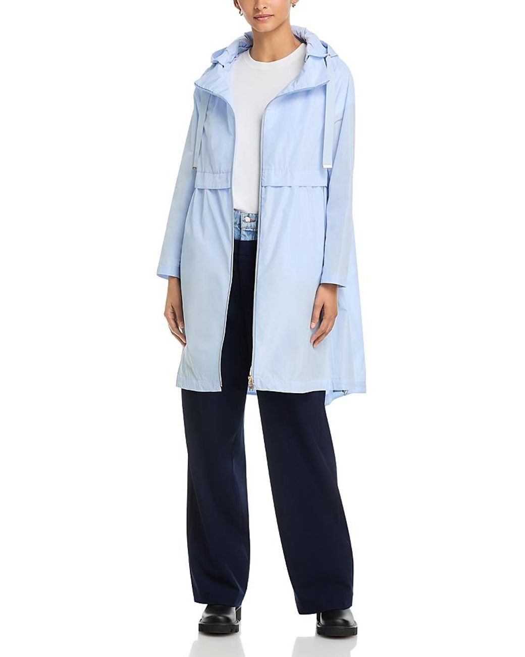 Herno Blue Techno Taffeta Parka