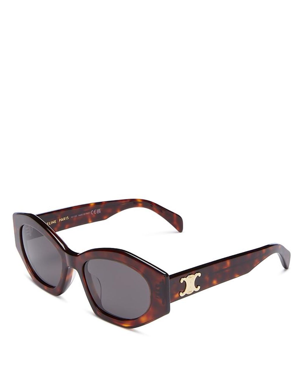 Céline Multicolor Triomphe Cat Eye Sunglasses, 55Mm