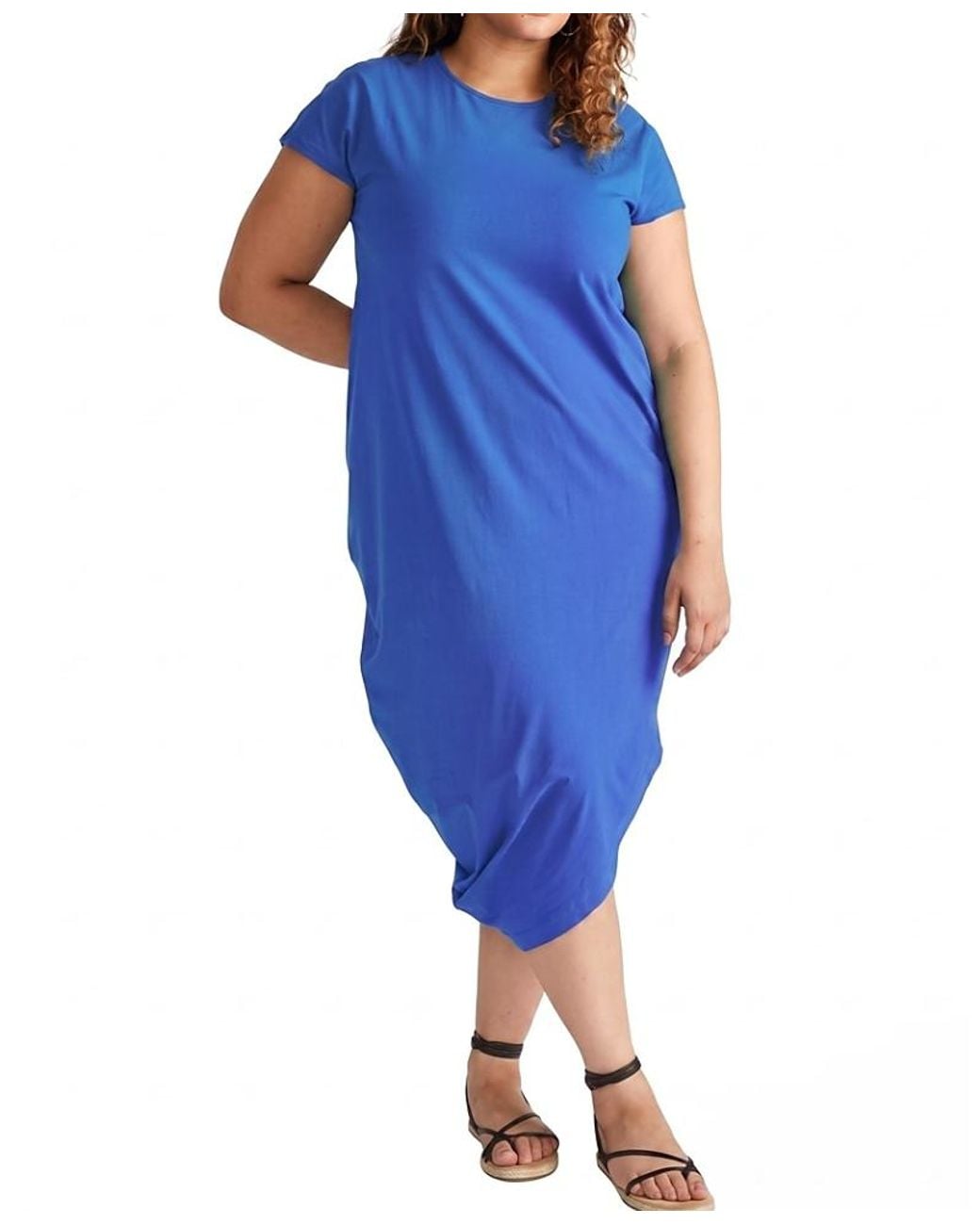 UNIVERSAL STANDARD Plus Iconic Geneva Dress in Blue | Lyst