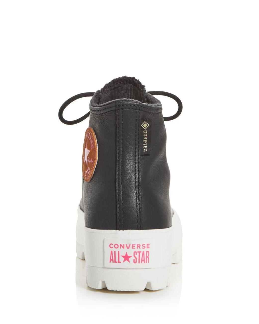 leather winter converse