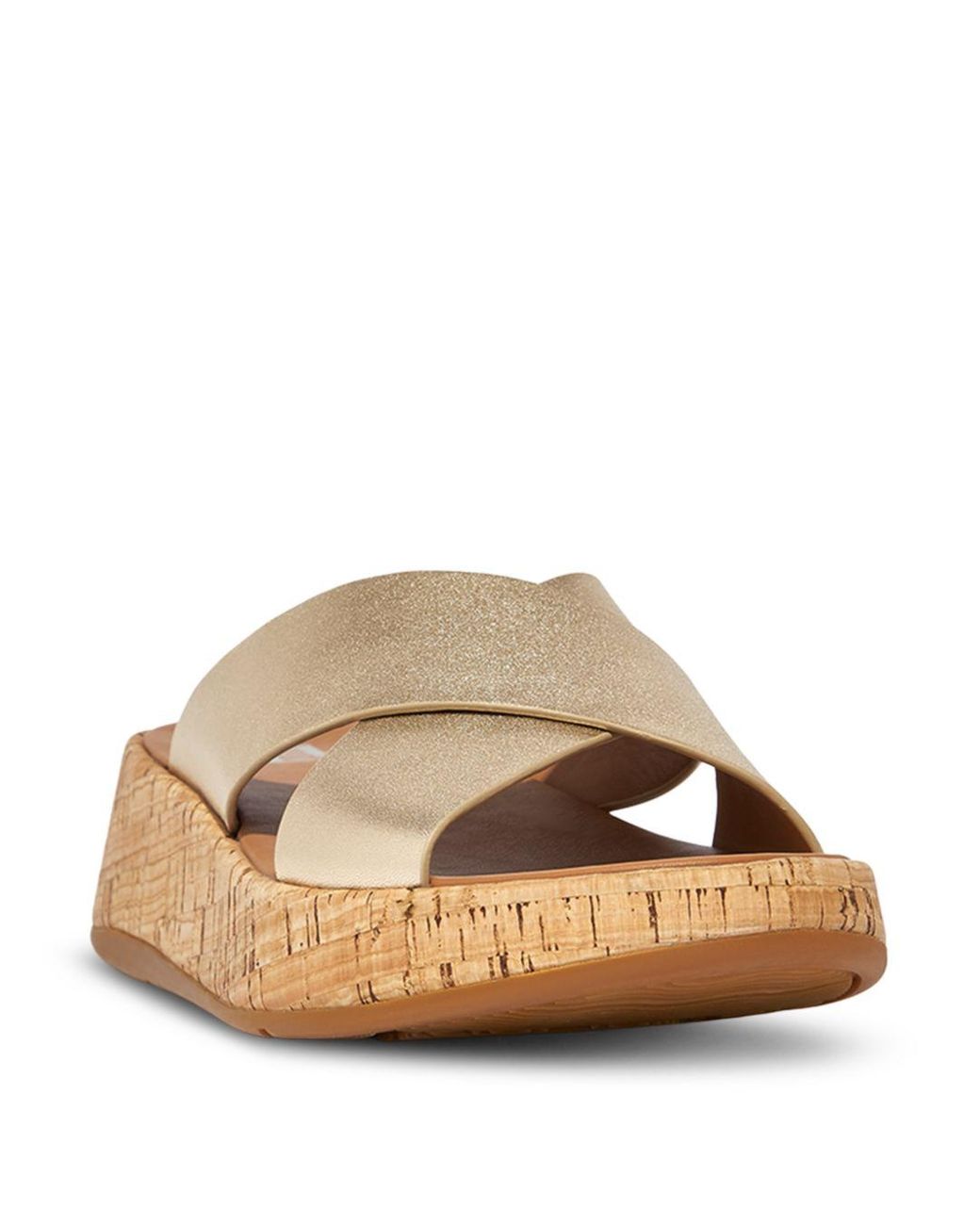 Fitflop F - Mode Crisscross Slide Wedge Sandals | Lyst