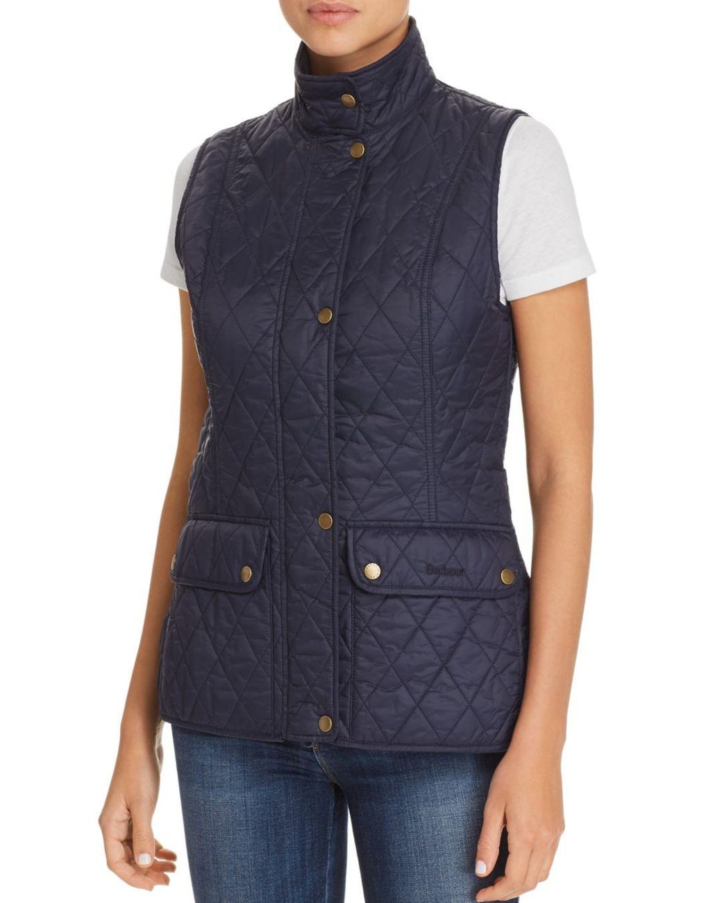 Barbour Otterburn Gilet in Navy (Blue) - Save 40% - Lyst
