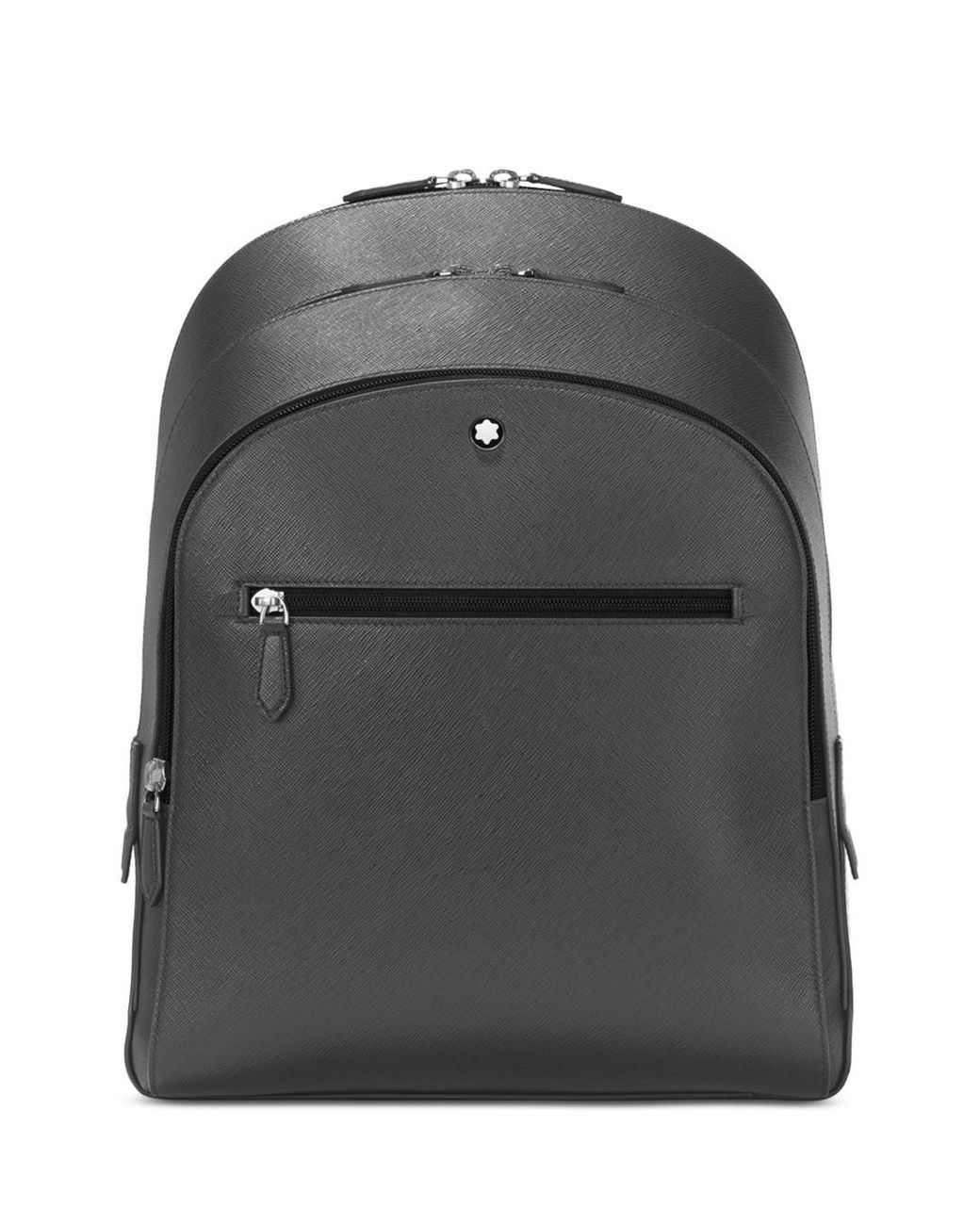 Montblanc Sartorial Leather Backpack in Gray for Men Lyst