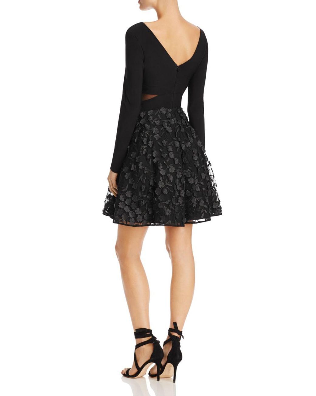 aqua fit and flare dress