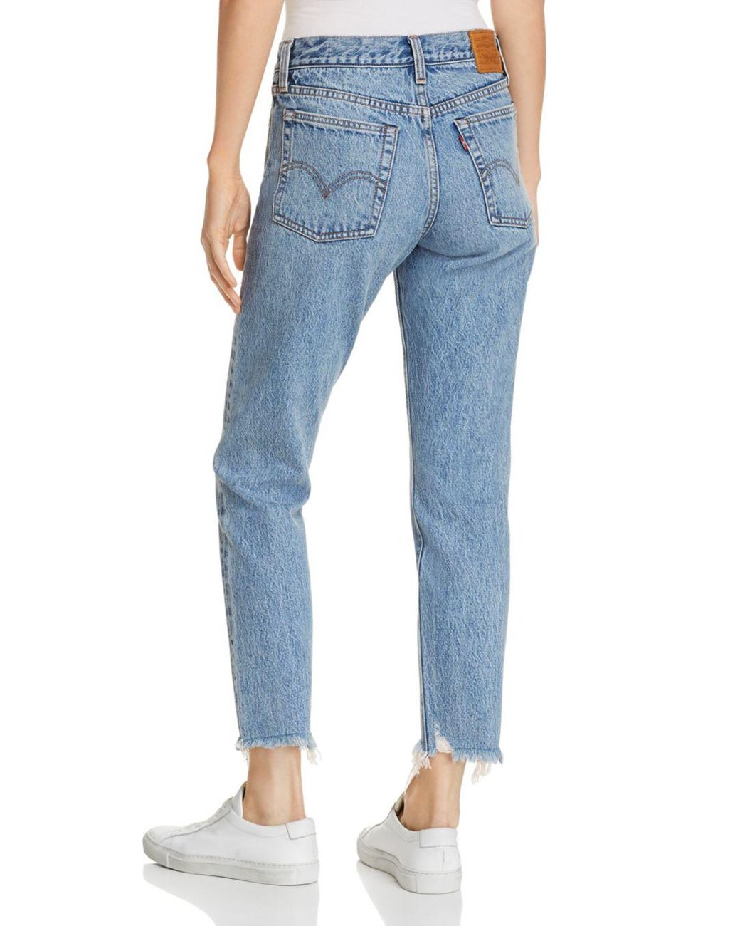Levi's Denim Wedgie Icon High Rise Fray 
