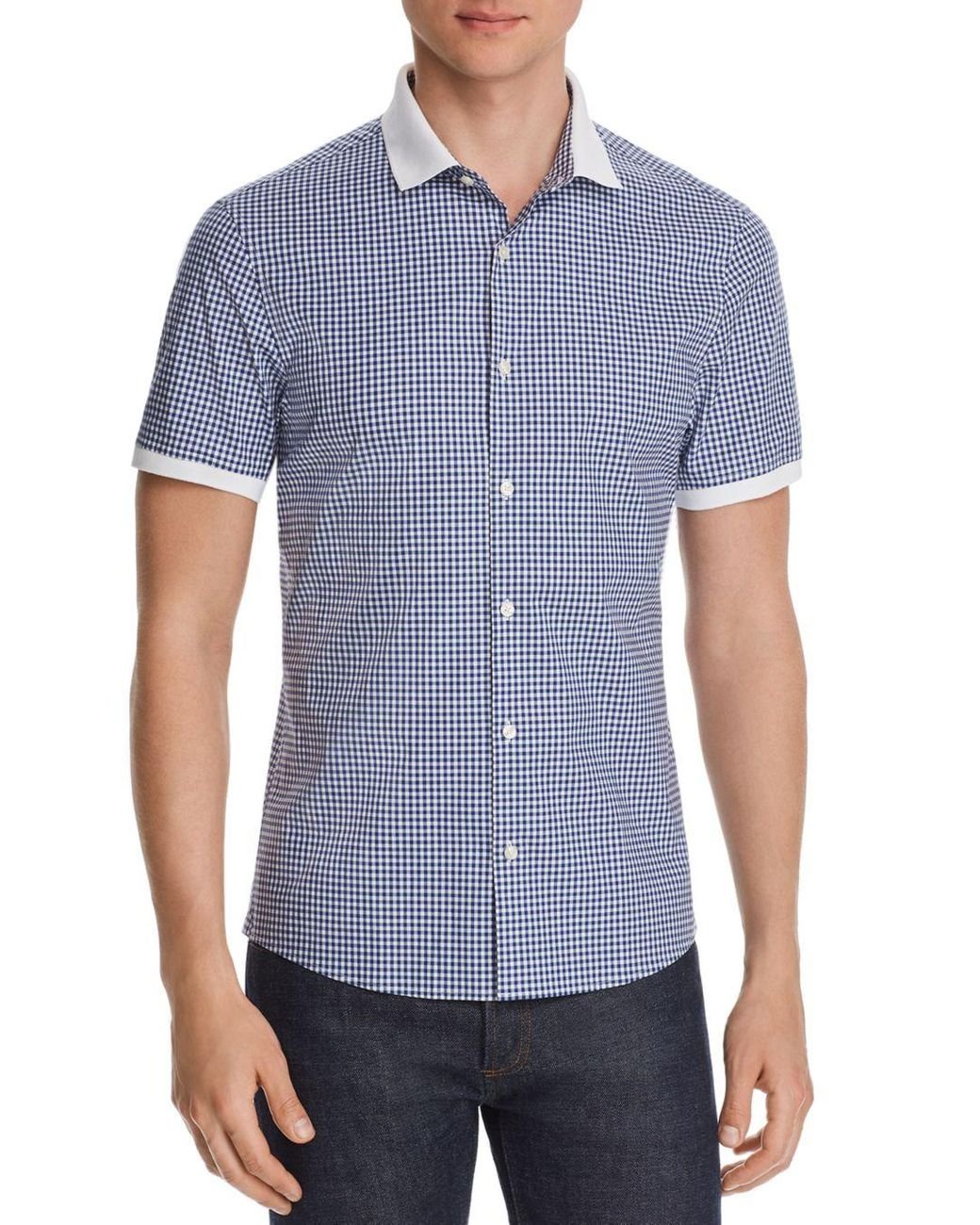 michael kors gingham shirt