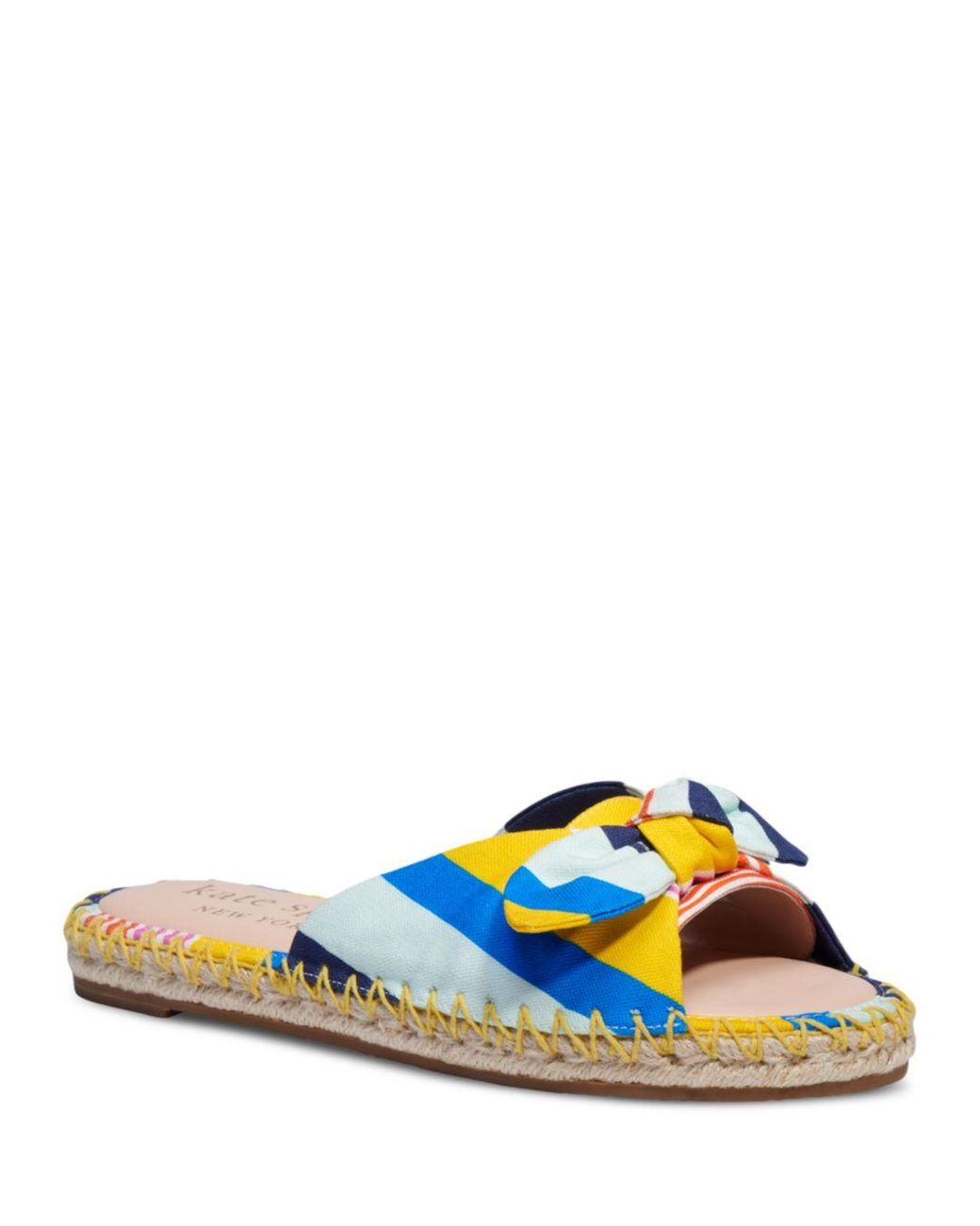 Kate Spade Canvas Saltie Shore Espadrille Sandals in Blue - Lyst