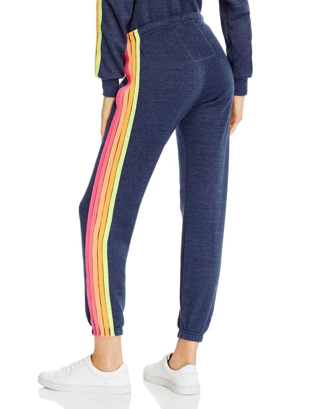 Aviator Nation Cotton Rainbow Stripe 