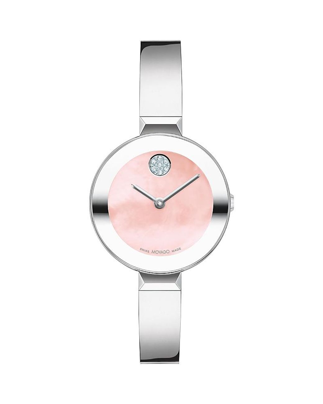 Movado Pink Bold Bangle Watch, 28Mm